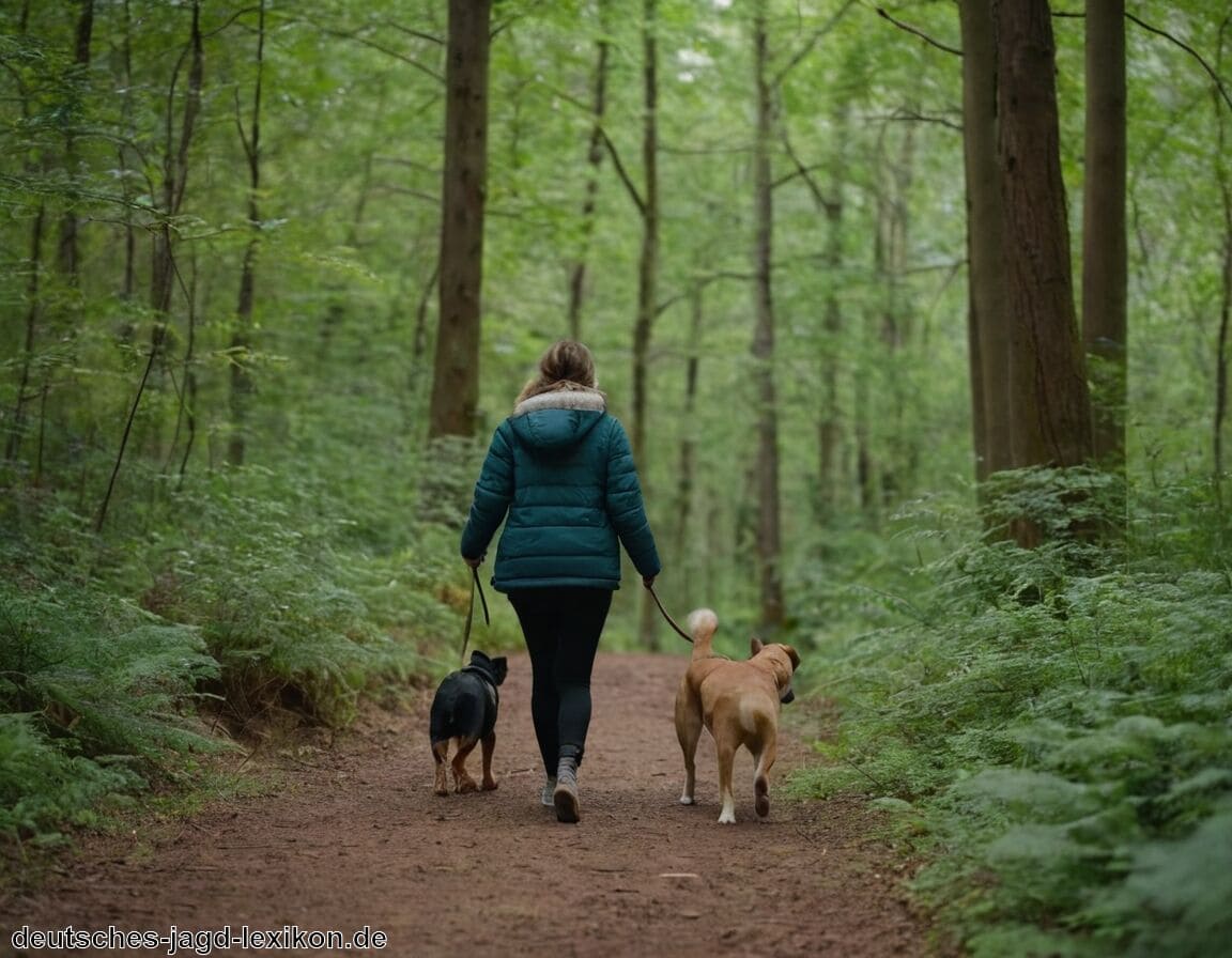 Fremde Hunde meiden, Abstand halten - Mit dem Hund im Wald - so klappt es
